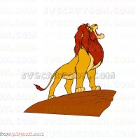 mufasa the lion king 4 svg dxf eps pdf png