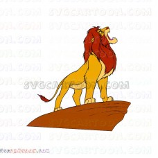 mufasa the lion king 4 svg dxf eps pdf png