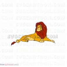 mufasa the lion king 5 svg dxf eps pdf png