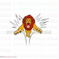 mufasa the lion king 7 svg dxf eps pdf png