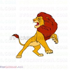 mufasa the lion king 8 svg dxf eps pdf png