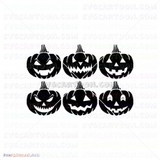 pumpkin halloween bundle silhouette svg 12 svg dxf eps pdf png