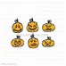 pumpkin halloween bundle silhouette svg 16 svg dxf eps pdf png