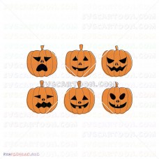pumpkin halloween bundle silhouette svg 19 svg dxf eps pdf png