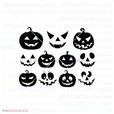 pumpkin halloween bundle silhouette svg 1 svg dxf eps pdf png