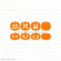 pumpkin halloween bundle silhouette svg 20 svg dxf eps pdf png