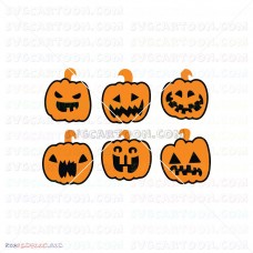 pumpkin halloween bundle silhouette svg 21 svg dxf eps pdf png