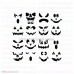pumpkin halloween bundle silhouette svg 6 svg dxf eps pdf png
