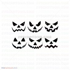 pumpkin halloween bundle silhouette svg 9 svg dxf eps pdf png