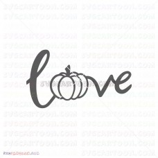 pumpkin halloween love silhouette svg svg dxf eps pdf png