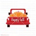 pumpkin halloween silhouette svg Truck 2 svg dxf eps pdf png