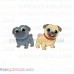 puppy dog pals Rolly and Bingo svg svg dxf eps pdf png