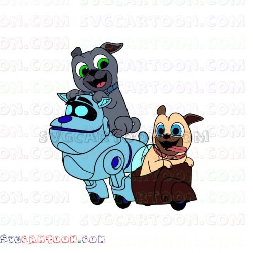 puppy dog pals arf with bingo and rolly svg dxf eps pdf png