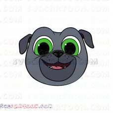 puppy dog pals bingo Face svg dxf eps pdf png