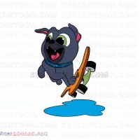 puppy dog pals bingo wooden scooter svg dxf eps pdf png