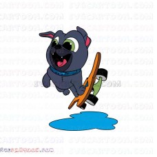 puppy dog pals bingo wooden scooter svg dxf eps pdf png