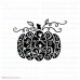 swirly halloween pumpkin silhouette svg svg dxf eps pdf png