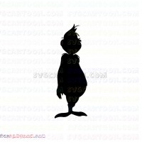 the Grinch silhouette Dr Seuss The Cat in the Hat svg dxf eps pdf png