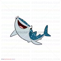 whale shark Finding Nemo 033 svg dxf eps pdf png